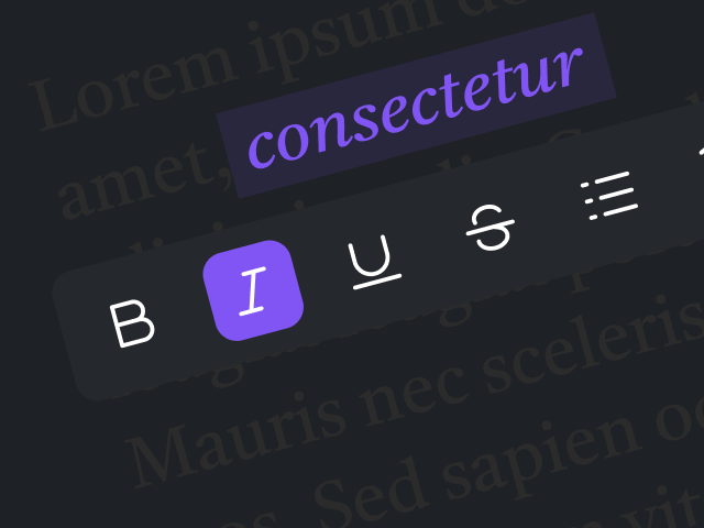 Intuitive WYSIWYG interface